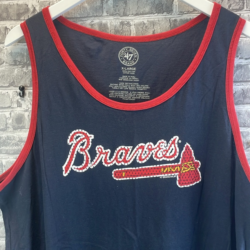 Atlanta Braves
47 Brand Black and Red Braves Tank Top - Picture 6 of 6